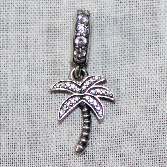 Jewelry Pandora Sparkling Palm Tree Charm 79154cz Poshmark